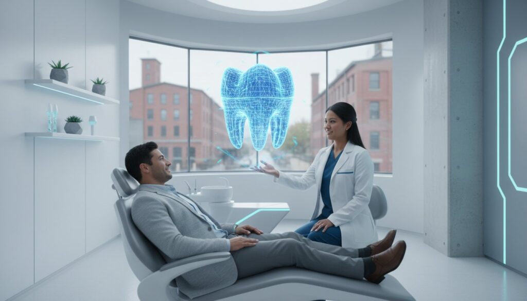 Porcelain Crowns in Lowell, MA: Restore Your Smile with AI-Precision